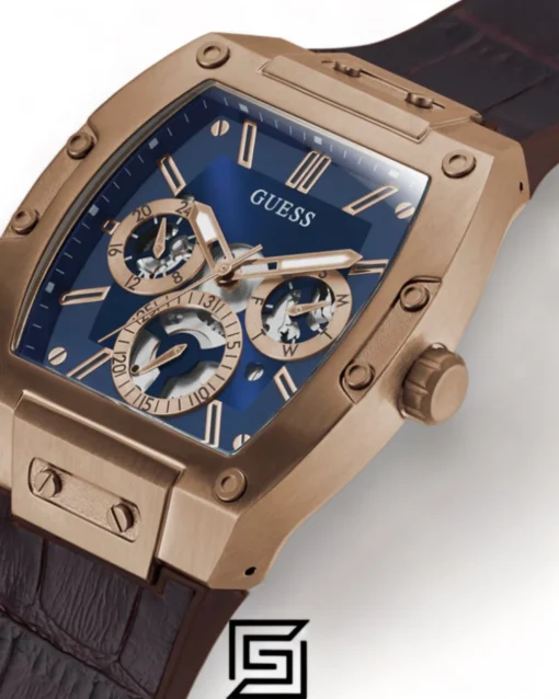 Men,Original Watches watches GUESS Mens Brown Coffee Multi-function Watch GW0202G2 Guess