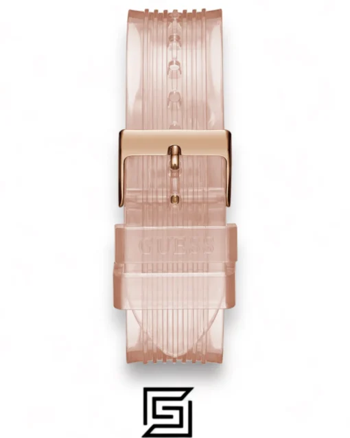 Original Watches,Women Guess original-watches Women's Pink Dial PU Multi-Function Watch GW0409L3 Guess