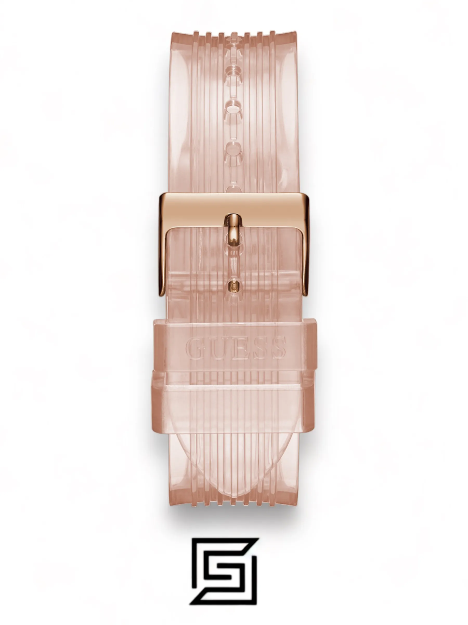 Original Watches,Women Guess original-watches Women's Pink Dial PU Multi-Function Watch GW0409L3 Guess