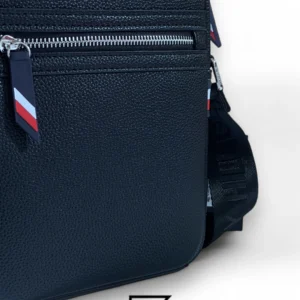 Bags,Leather,Men Tommy Hilfiger leather Tommy Cross Bag TM1016-7 Black Tommy Hilfiger