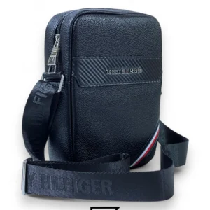 Bags,Leather,Men Tommy Hilfiger leather Tommy Cross Bag TM1016-1 Black Tommy Hilfiger