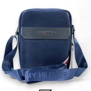 Bags,Leather,Men Tommy Hilfiger leather Tommy Cross Bag TM1016-1 Blue Tommy Hilfiger