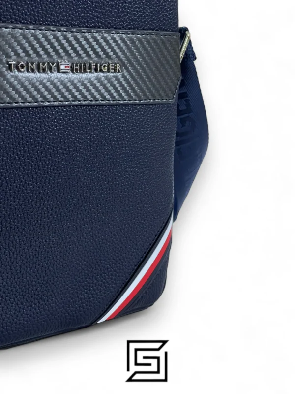 Bags,Leather,Men Tommy Hilfiger leather Tommy Cross Bag TM1016-1 Blue Tommy Hilfiger