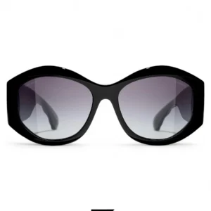 Sunglasses,Women sunglasses CHANEL 5486-A C.760/BLACK X GREY Chanel