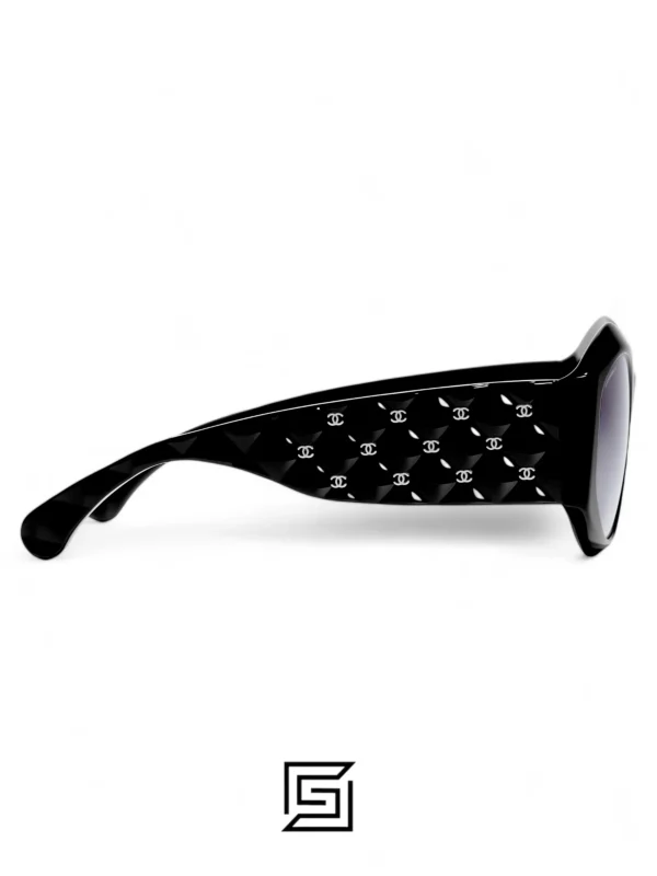Sunglasses,Women sunglasses CHANEL 5486-A C.760/BLACK X GREY Chanel