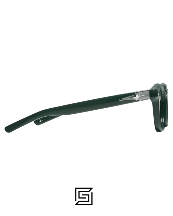 Gentle Monster sunglasses Vonzo GR6 - Green acetate frame Grey
