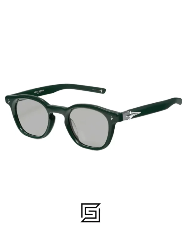 Gentle Monster sunglasses Vonzo GR6 - Green acetate frame Grey