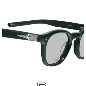 Gentle Monster sunglasses Vonzo GR6 - Green acetate frame Grey