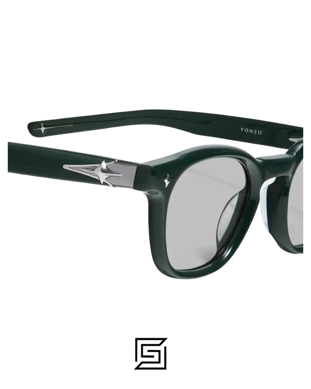 Gentle Monster sunglasses Vonzo GR6 - Green acetate frame