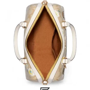 Bags,Leather,Women Coach leather Rowan Satchel In Signature Canvas With Daisy Print Style No. C2849 Coach