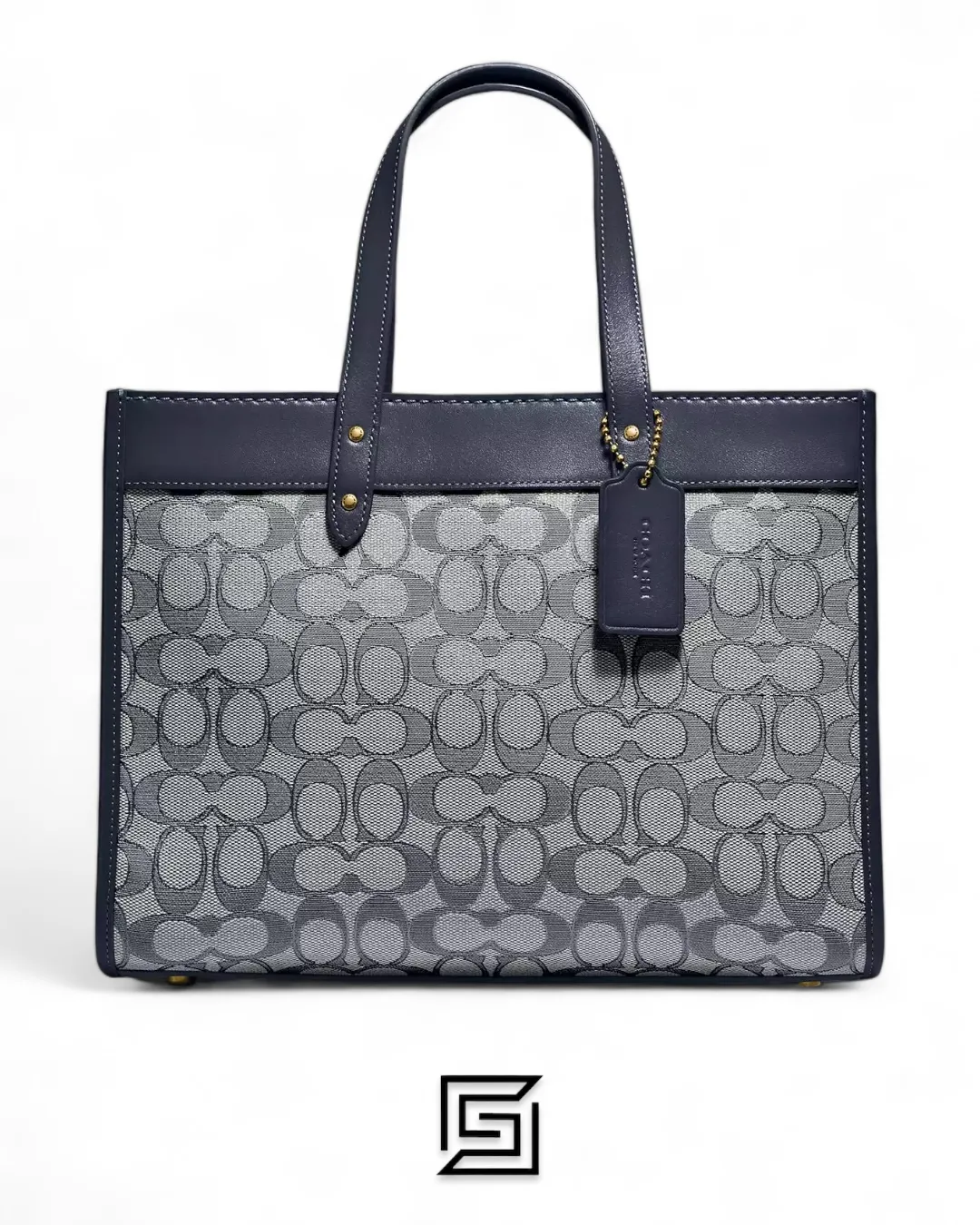 Bags,Leather,Women Coach leather Field Tote 30 In Signature Jacquard C3282 Coach