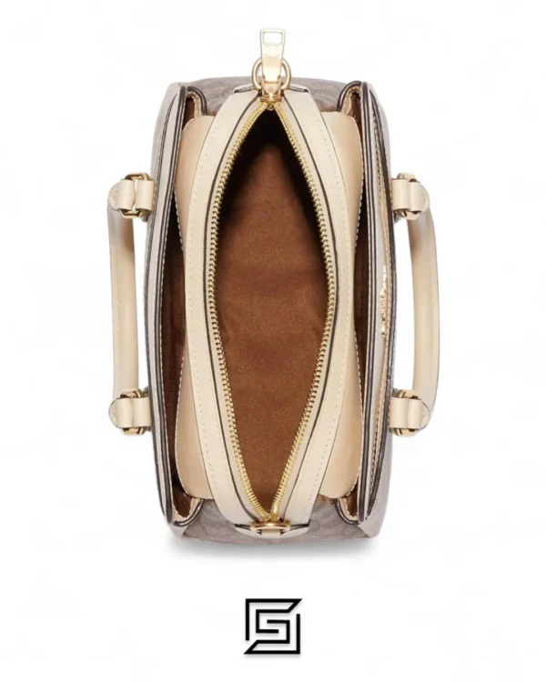 Bags,Leather,Women Coach leather Darcie Carryall In Blocked Signature Canvas Style No.CH503 Coach
