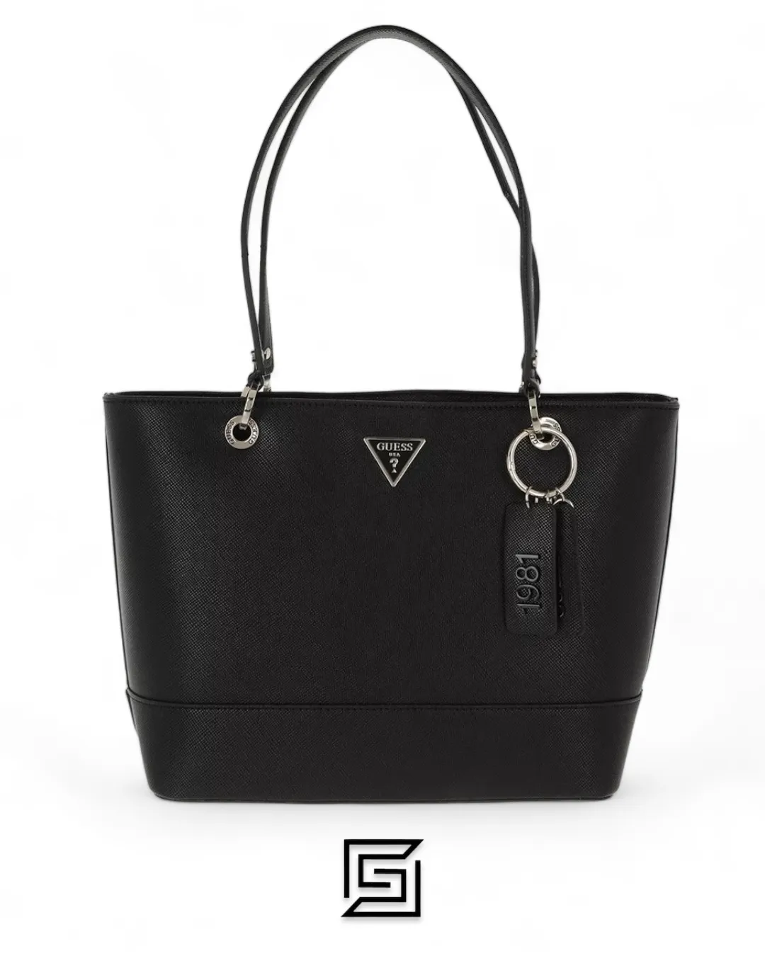 Bags,Leather,Women leather Guess Shoulder Bag Noelle Black Hwkg7879230 Guess
