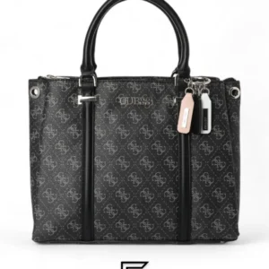 Bags,Leather,Women leather GUESS womens Washington Girlfriend Satchel SATCHEL HWSG8124060 Black Guess