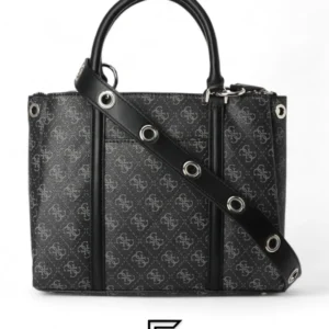Bags,Leather,Women leather GUESS womens Washington Girlfriend Satchel SATCHEL HWSG8124060 Black Guess