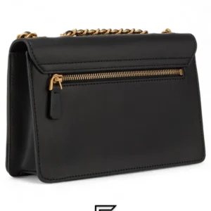 Bags,Leather,Women Guess bags Izzy Flap Convertible Crossbody Bag Black Guess
