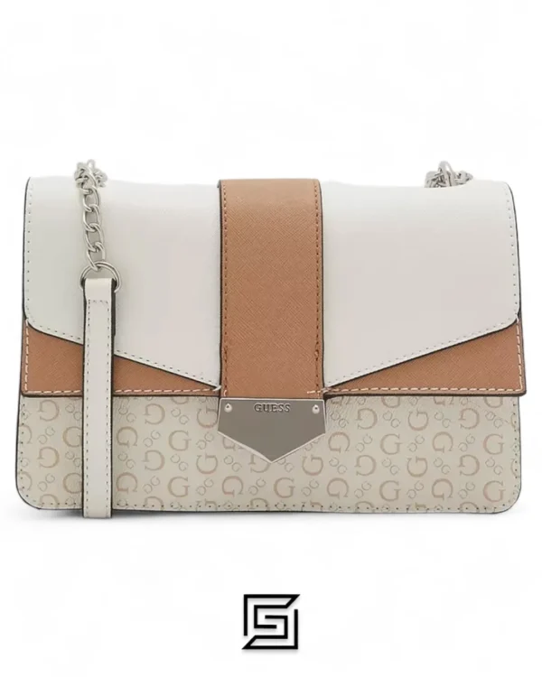 Bags,Leather,Women Guess leather GLEN ELLYN FLAP CROSSBODY Guess