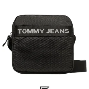 Bags,Leather,Men ORIGINAL Tommy Hilfiger leather Tommy Jeans Bag AM0AM10901 Black Tommy Hilfiger