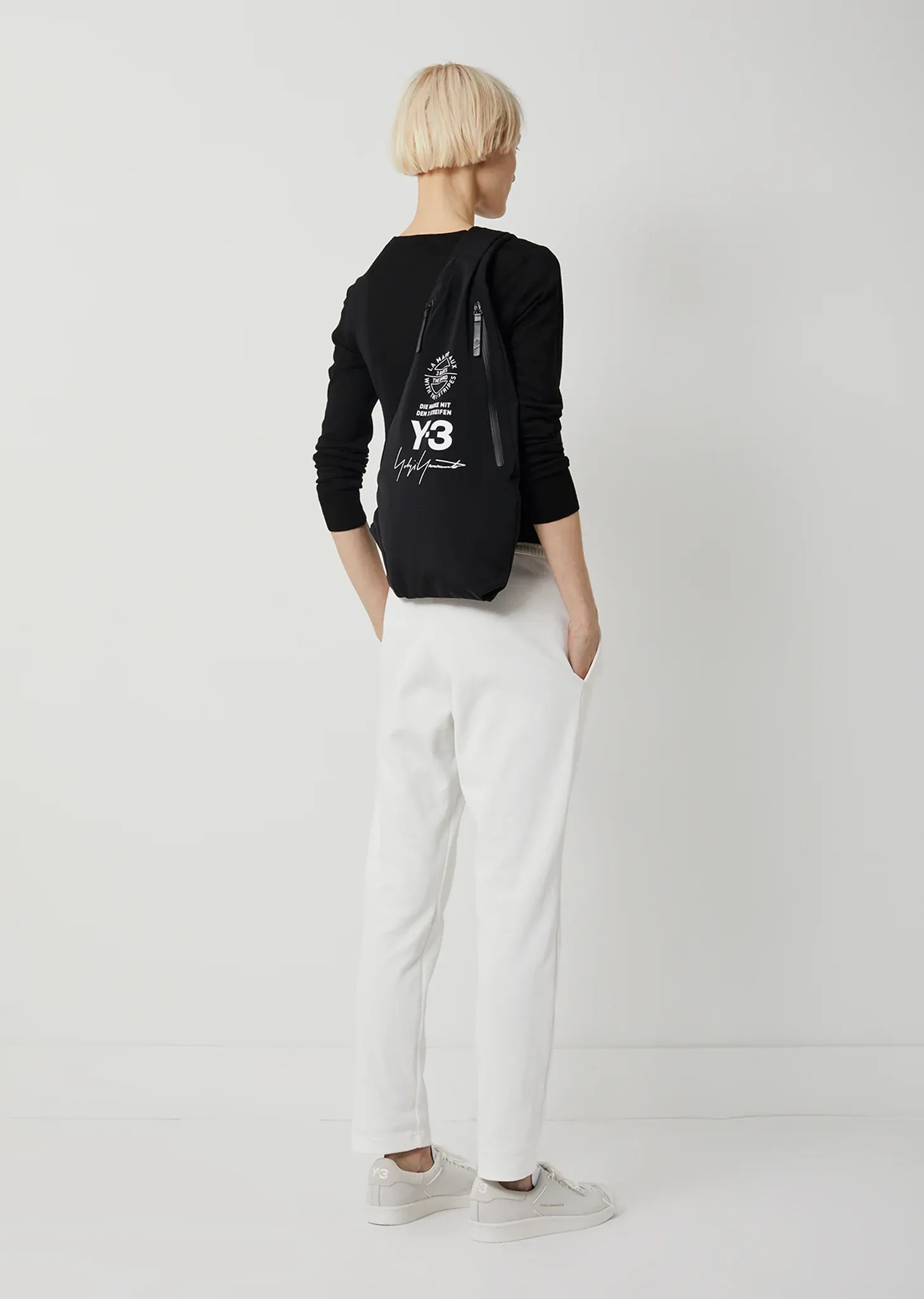 Yー3 ショルダーバッグ Yohji Yamamoto leather Yohji Yamamoto X ADD Y-3 Messenger Shoulder Bag