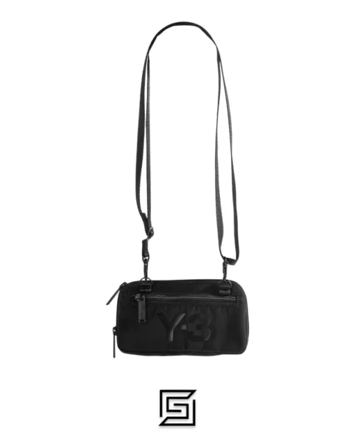 Bags,Leather,Men leather ADIDAS Yohji Yamamoto Y-3 CH2 GFX POUCH Y-3