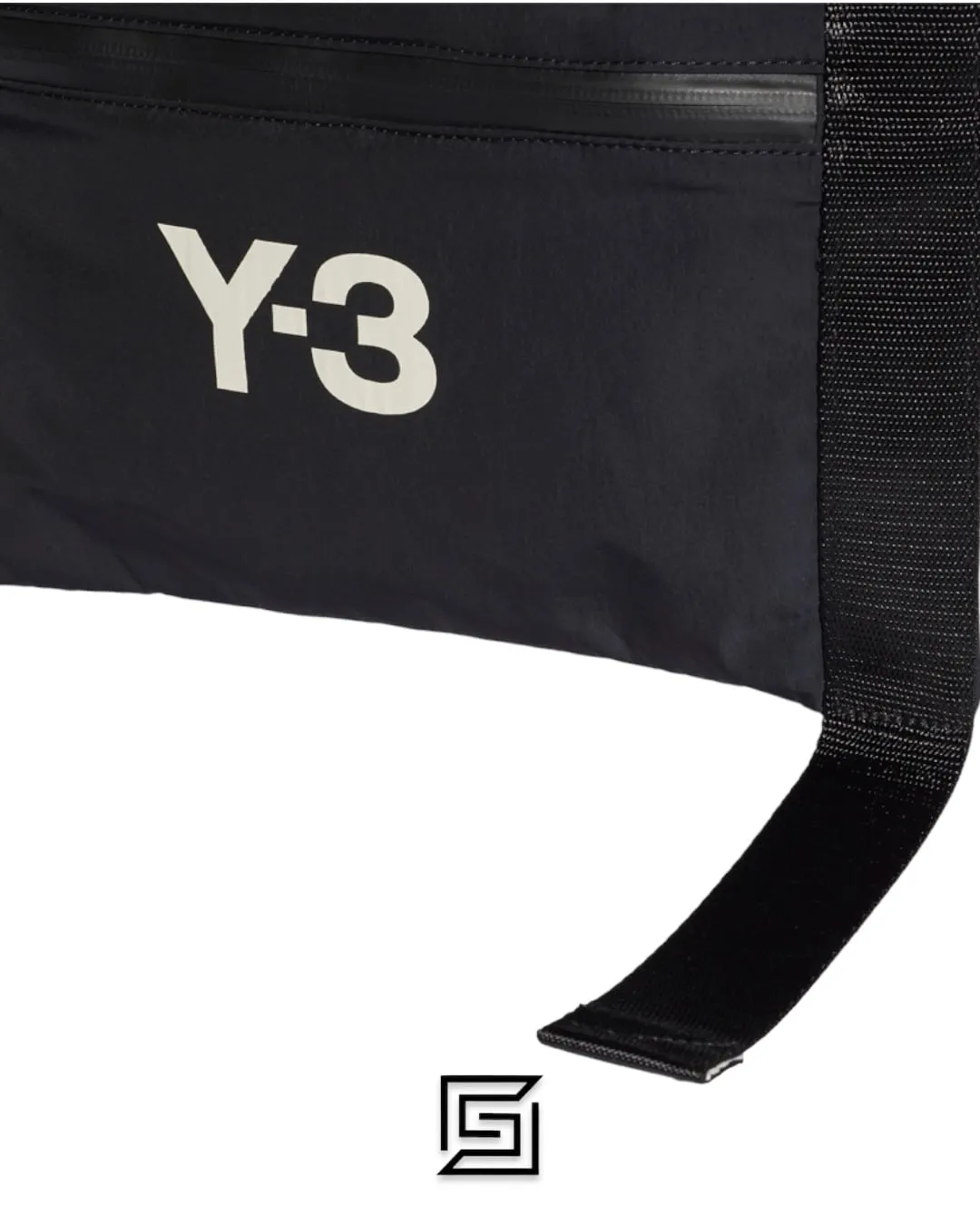 Bags,Leather,Men leather Y-3 Black CH3 Sacoche Messenger Bag Y-3