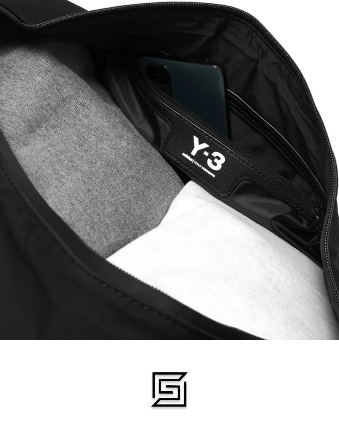 バッグ Y's for men Body bag leather canvas BLK バッグ Y's for men Body bag leather canvas BLK Y's for men 2WAY