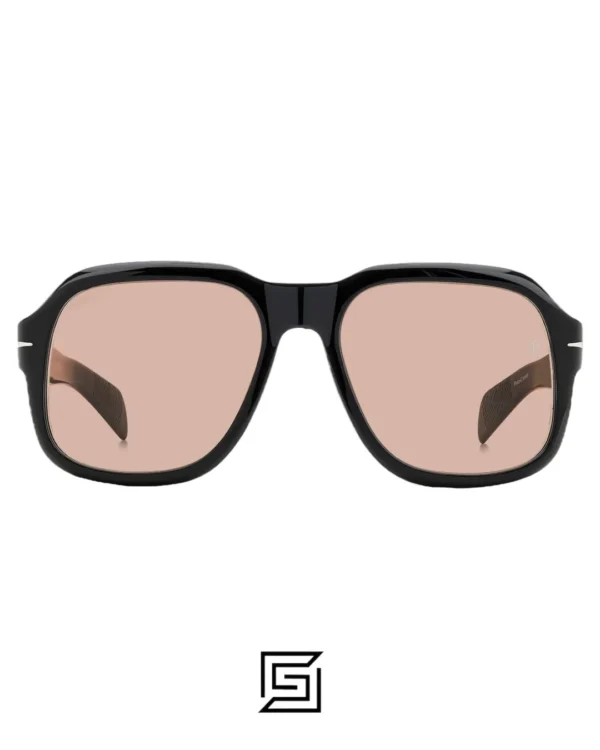 Men,Sunglasses David Beckham sunglasses DB 7090/S - Black Silver - Nude Red David Beckham