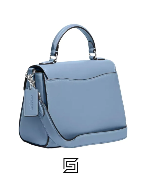 Bags,Leather,Women Coach leather Morgan Top Handle Satchel Bag In Signature Chambray Style No. CH142 Coach
