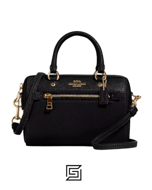 Bags,Leather,Women Coach leather Micro Rowan Crossbody Style No. 1496 Coach