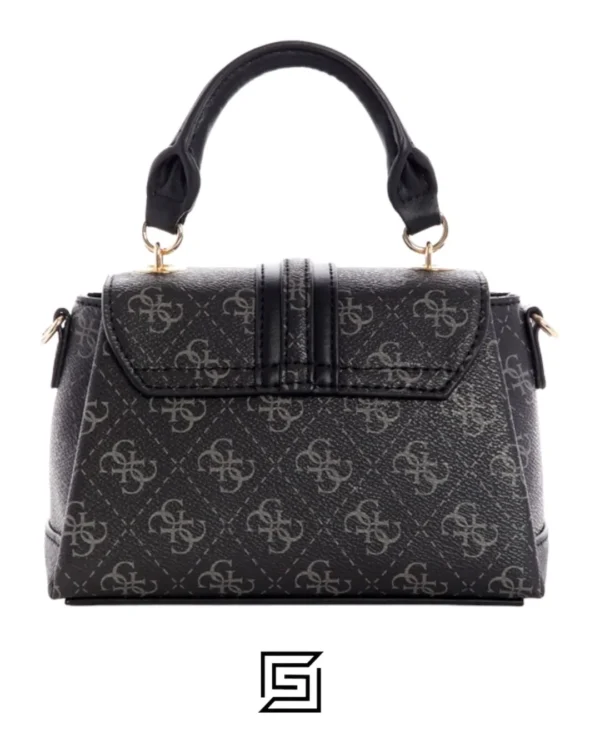 Bags,Leather,Women leather GUESS Women's Kasinta Mini Top Handle Flap, grey 840577 Guess