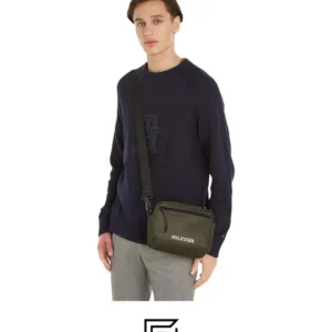 Bags,Leather,Men leather Bolsa Tommy Hilfiger AM0AM11546 RBN - Masculina Tommy Hilfiger