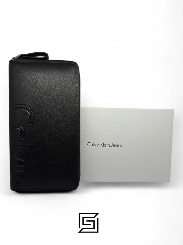 Leather,Wallets,Men Calvin Klein CK EXTRA BIG WALLET LOGO INSIDE LEATHER CALVIN/BLACK Calvin Klein