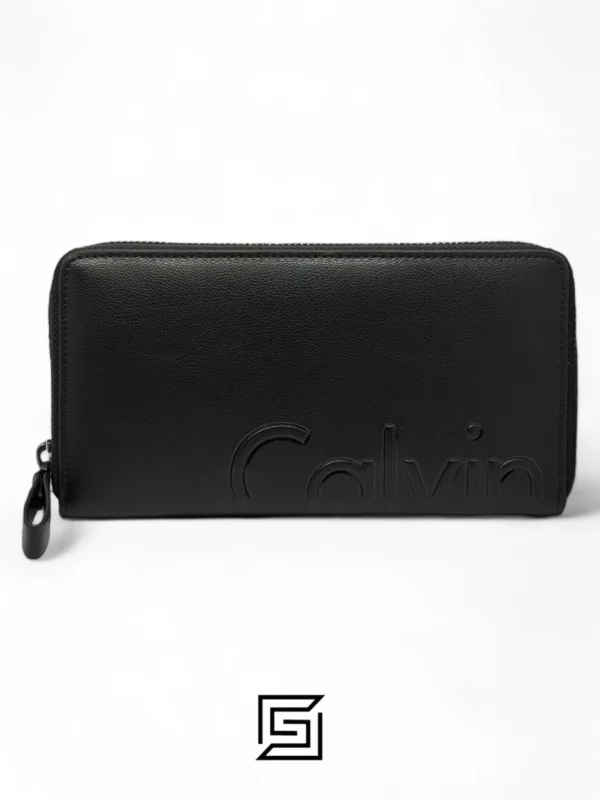Leather,Wallets,Men Calvin Klein CK EXTRA BIG WALLET LOGO INSIDE LEATHER CALVIN/BLACK Calvin Klein