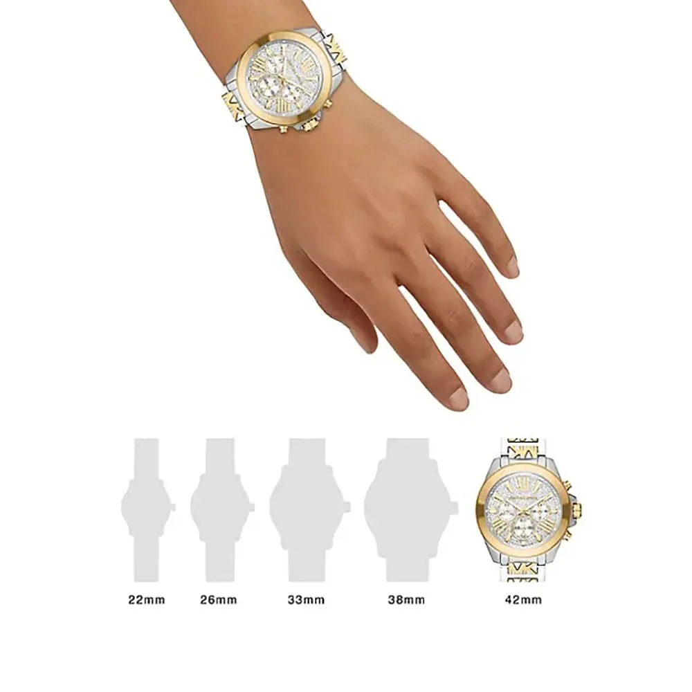 watches Michael Kors Wren Chronograph Quartz Silver Dial Ladies