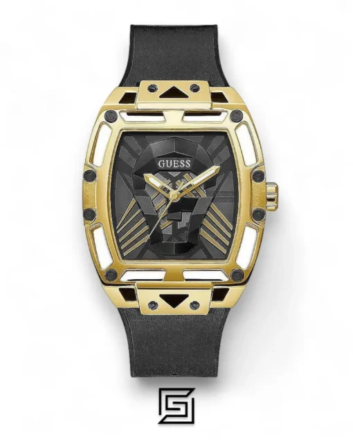 Men,Original Watches original-watches GUESS MENS BLACK GOLD TONE MULTI-FUNCTION WATCH GW0500G1 Guess