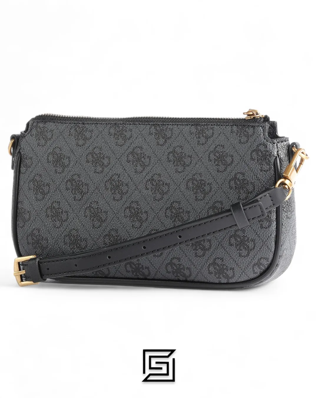 Bags,Leather,Women leather GUESS IZZY Double Pouch Crossbody 2x1 Shoulder Bag and Women