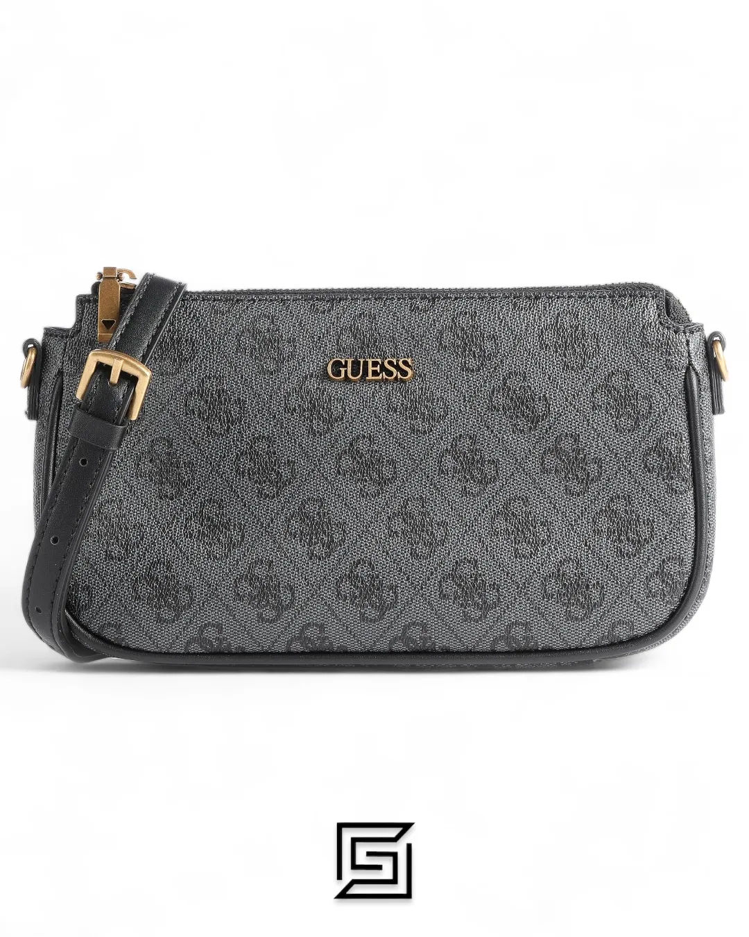 Bags,Leather,Women leather GUESS IZZY Double Pouch Crossbody 2x1 Shoulder Bag and Women