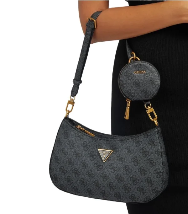 Bags,Leather,Women leather Guess Alexie Shoulder Bag VG841618 Grey BB841618 Guess