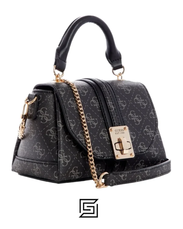 Bags,Leather,Women leather GUESS Women's Kasinta Mini Top Handle Flap, grey 840577 Guess