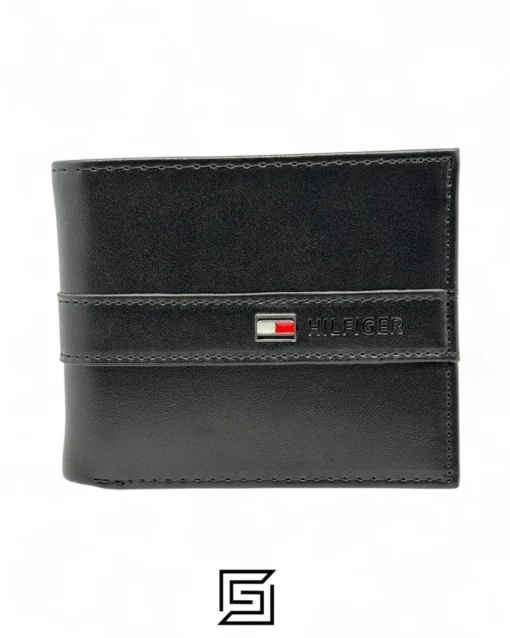 Leather,Wallets,Men Tommy Hilfiger leather TOMMY SINGLE WALLET  LINE HILFIGER LOGO/BLACK Tommy Hilfiger