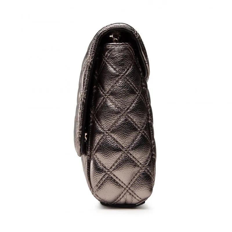 Bags,Leather,Women Guess bags Cessily Quilted Convertible Pewter Cross-Body Bag hwmg76 79210 pewter Guess