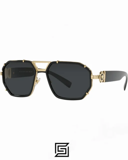 Sunglasses,Women sunglasses VERSACE VE2228/GOLD  X BLACK Versace