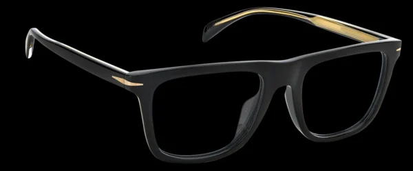 Eyeglasses,Men David Beckham eyeglasses DB 7061/F - Black - Frames David Beckham