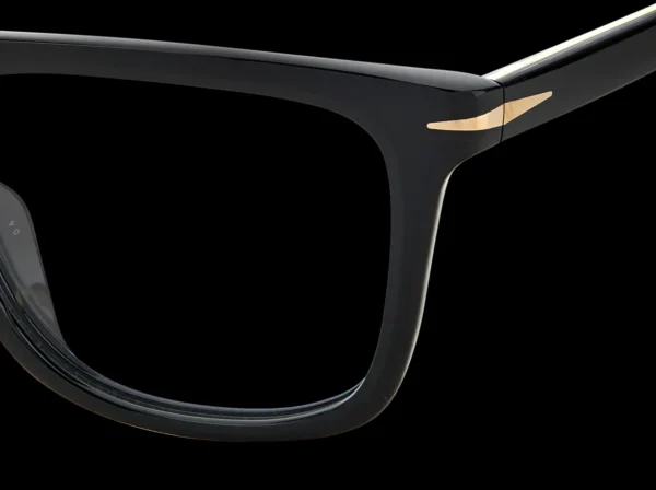 Eyeglasses,Men David Beckham eyeglasses DB 7061/F - Black - Frames David Beckham
