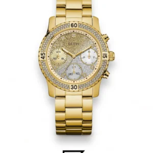 Original Watches,Women watches Guess Women's Gold Dial Stainless Steel Band Watch - W0774L5 Guess