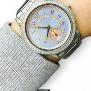 Original Watches,Women watches Michael Kors Madelyn Silver Steel Glitz Women's Watch - MK6286 Michael Kors