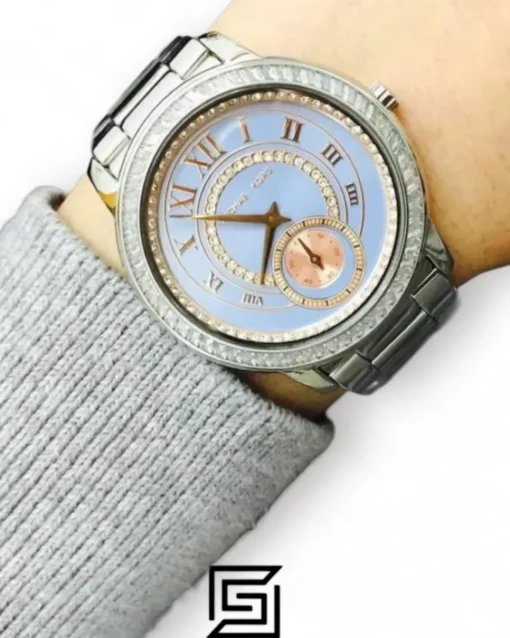 Original Watches,Women watches Michael Kors Madelyn Silver Steel Glitz Women's Watch - MK6286 Michael Kors