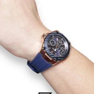 Men,Original Watches original-watches Guess Legacy Blue Silicon Band Watch - W1049G2 Guess