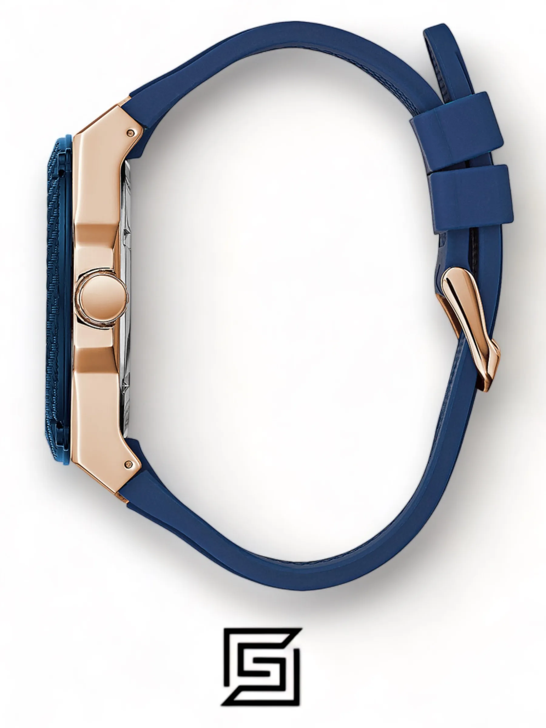 Men,Original Watches original-watches Guess Legacy Blue Silicon Band Watch - W1049G2 Guess