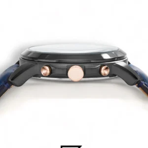 Men,Original Watches Fossil original-watches Grant Chronograph Navy Leather Watch - FS5061 Fossil